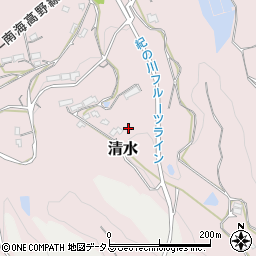 和歌山県橋本市清水743周辺の地図