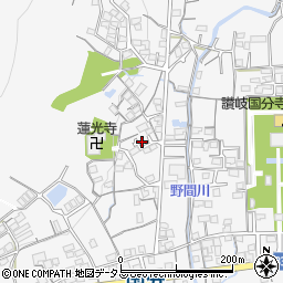 香川県高松市国分寺町国分1168-3周辺の地図