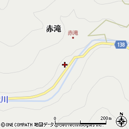 奈良県吉野郡黒滝村赤滝290周辺の地図