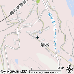 和歌山県橋本市清水744周辺の地図