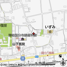 香川県高松市国分寺町国分2393周辺の地図