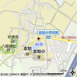 兵庫県南あわじ市志知南45周辺の地図
