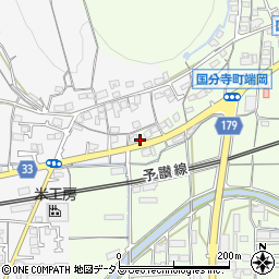 香川県高松市国分寺町新居1768周辺の地図