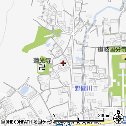 香川県高松市国分寺町国分1168-9周辺の地図