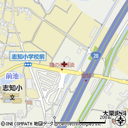 兵庫県南あわじ市志知鈩466周辺の地図