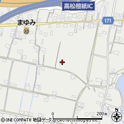 香川県高松市檀紙町1102-4周辺の地図