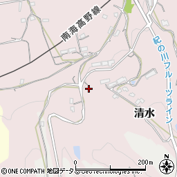 和歌山県橋本市清水1545周辺の地図