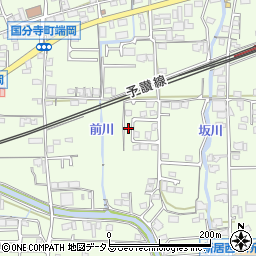 香川県高松市国分寺町新居1610-12周辺の地図