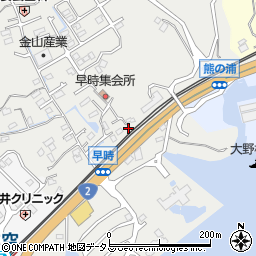 広島県廿日市市大野熊ケ浦周辺の地図