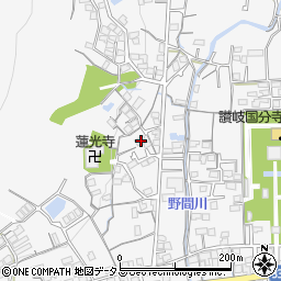 香川県高松市国分寺町国分1207周辺の地図