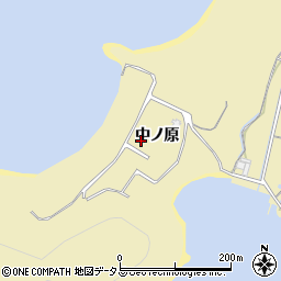 広島県広島市南区似島町中ノ原周辺の地図