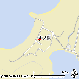 広島県広島市南区似島町（中ノ原）周辺の地図