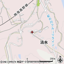 和歌山県橋本市清水731周辺の地図