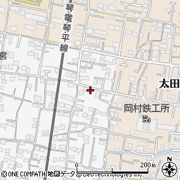 香川県高松市太田上町1304周辺の地図