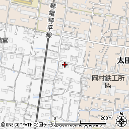 香川県高松市太田上町1261周辺の地図