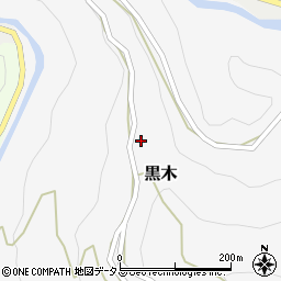 奈良県吉野郡下市町黒木1221周辺の地図