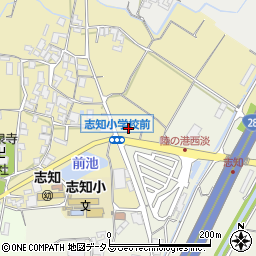 兵庫県南あわじ市志知南64周辺の地図