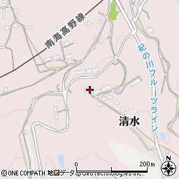 和歌山県橋本市清水730周辺の地図