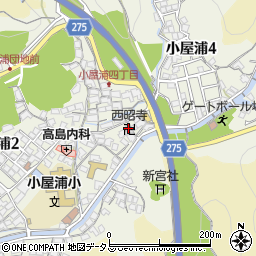 西昭寺周辺の地図