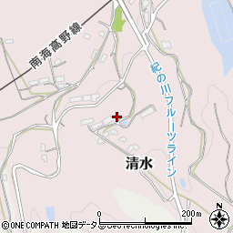 和歌山県橋本市清水736周辺の地図