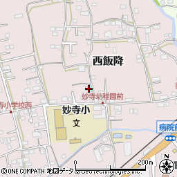 和歌山県伊都郡かつらぎ町西飯降36周辺の地図