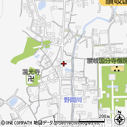 香川県高松市国分寺町国分1211-2周辺の地図