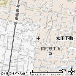 香川県高松市太田下町1701周辺の地図