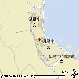 広島市立似島中学校周辺の地図