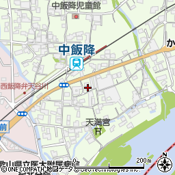 和歌山県伊都郡かつらぎ町中飯降221周辺の地図