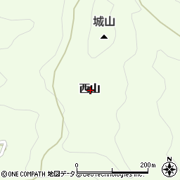 奈良県吉野郡下市町西山周辺の地図