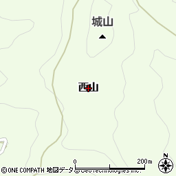奈良県下市町（吉野郡）西山周辺の地図