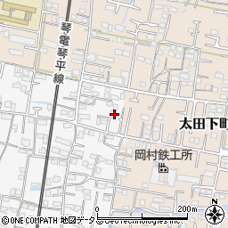香川県高松市太田上町1297-1周辺の地図