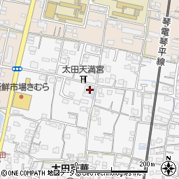 香川県高松市太田上町1182周辺の地図