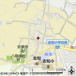兵庫県南あわじ市志知南302周辺の地図