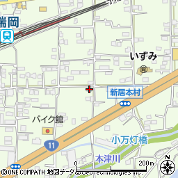 香川県高松市国分寺町新居370-1周辺の地図