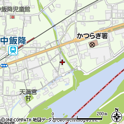 和歌山県伊都郡かつらぎ町中飯降42周辺の地図