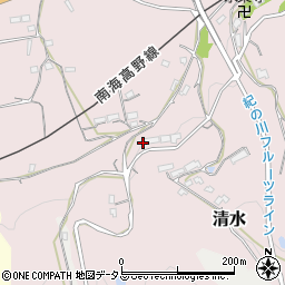 和歌山県橋本市清水720周辺の地図