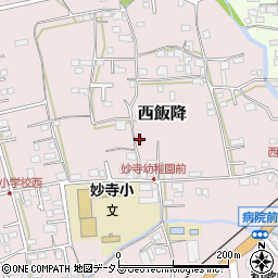 和歌山県伊都郡かつらぎ町西飯降53周辺の地図