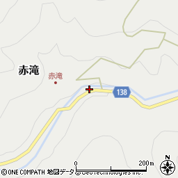 奈良県吉野郡黒滝村赤滝92周辺の地図