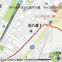 香川県綾歌郡宇多津町浜六番丁78-10周辺の地図