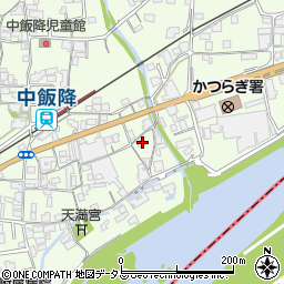 和歌山県伊都郡かつらぎ町中飯降52周辺の地図
