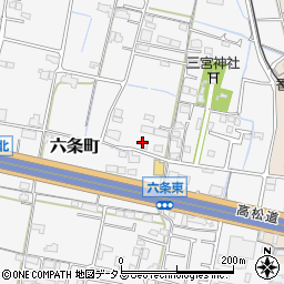 六条町アパートＢ周辺の地図