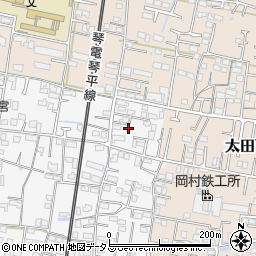 香川県高松市太田上町1301周辺の地図