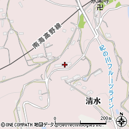 和歌山県橋本市清水721周辺の地図