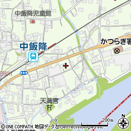 和歌山県伊都郡かつらぎ町中飯降73周辺の地図