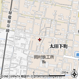 香川県高松市太田下町1653周辺の地図