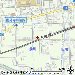 香川県高松市国分寺町新居1664-10周辺の地図