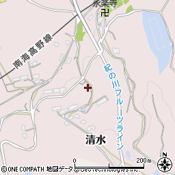 和歌山県橋本市清水740周辺の地図