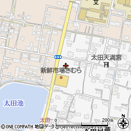 ファミリーマート高松太田店周辺の地図