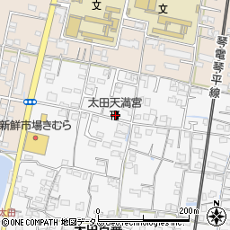香川県高松市太田上町1140周辺の地図
